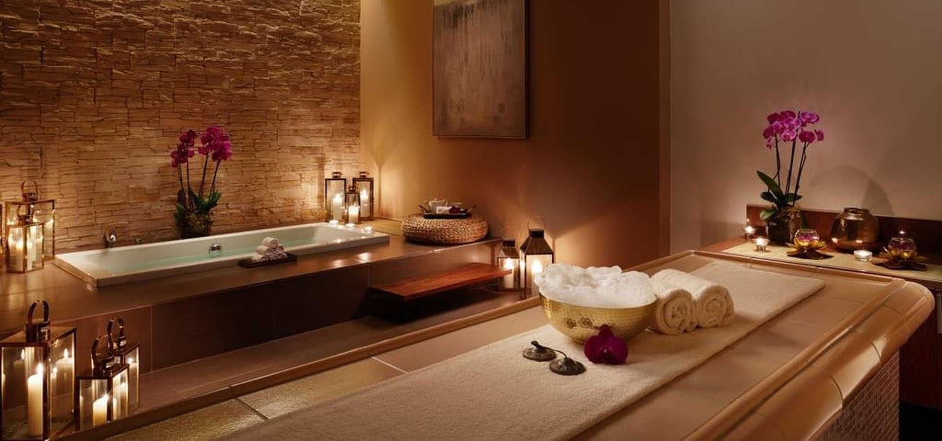 candle spa environment