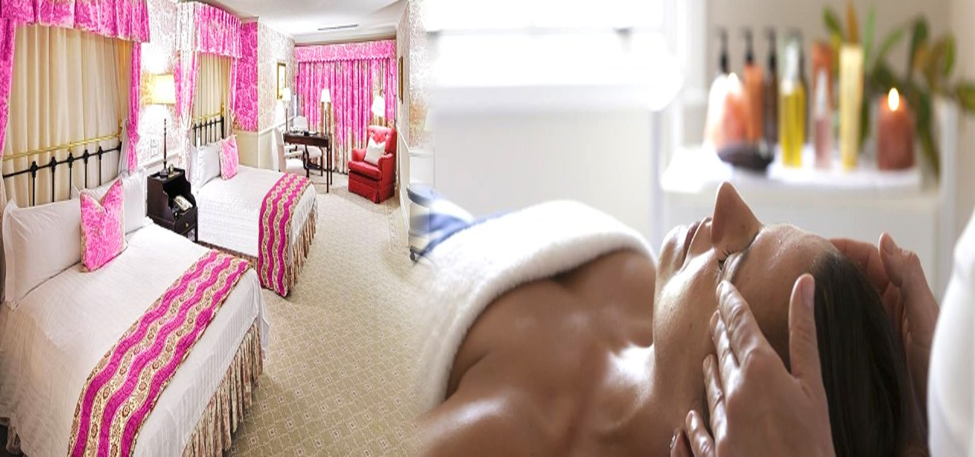 serene massage room at candle massage center Islamabad / Bahria Town